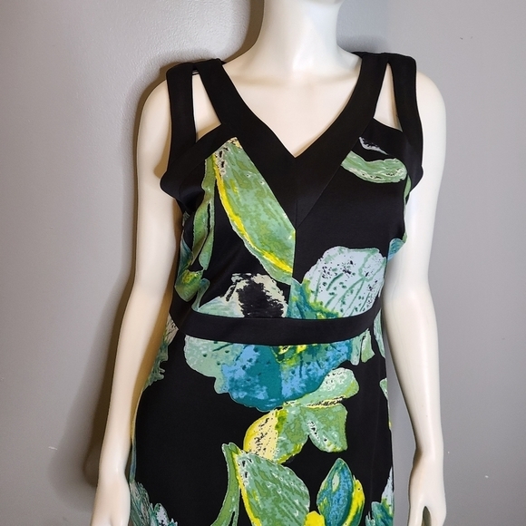 Tropical Midi Dress by Chaya sz 12 - Picture 9 of 15